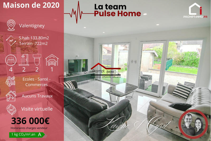 Maison - 134 m² - 6 pièces