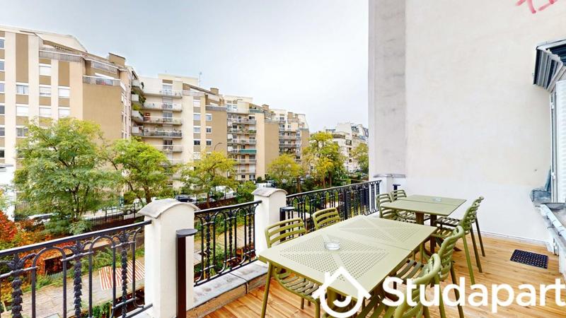 Chambre - 12 m² - 1 pièce