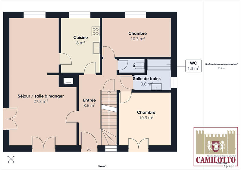 Maison - 120 m² - 6 pièces