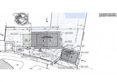 Terrain constructible - 1 200 m²