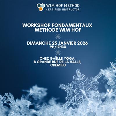 Stage initiation respiration et bain de glace à Crémieu (38)