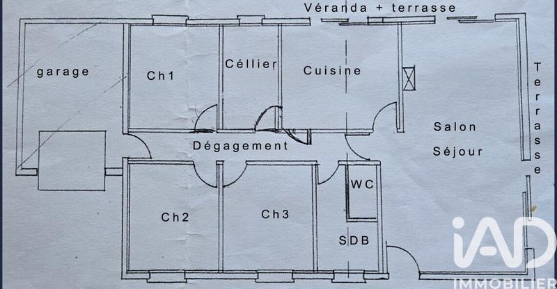 Maison - 103 m² - 5 pièces