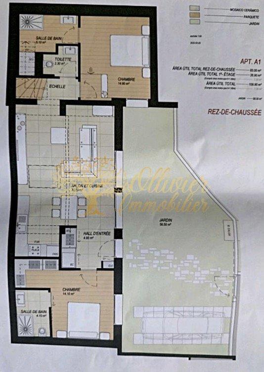 Pavillon - 104 m² - 4 pièces