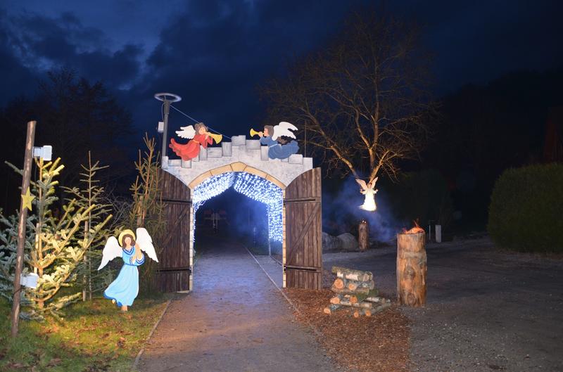 Sur le sentier de Noël du Silberwald
