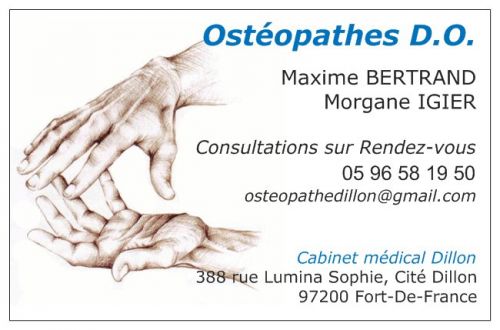 Cabinet d'ostéopathie Dillon Fort de France