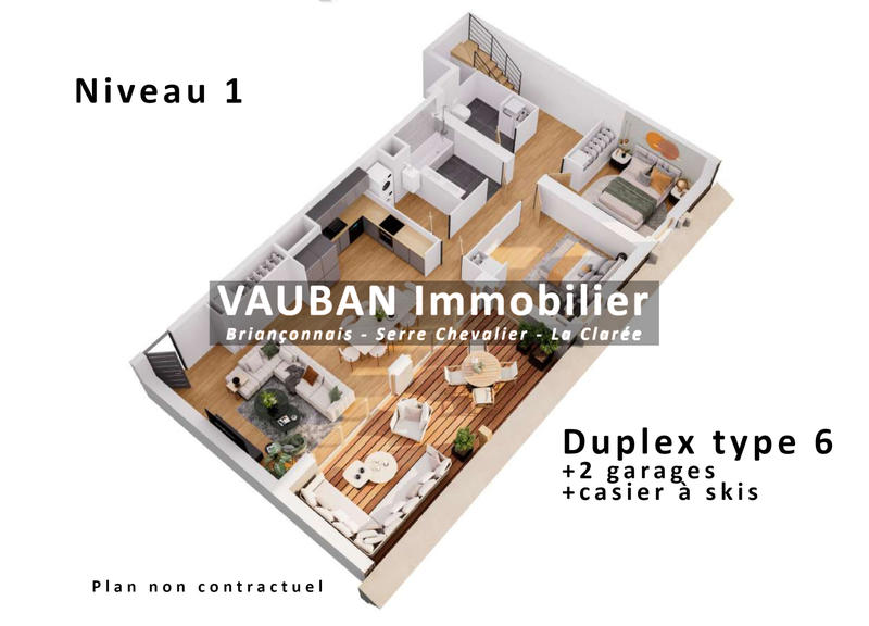 Appartement - 169 m² - 6 pièces