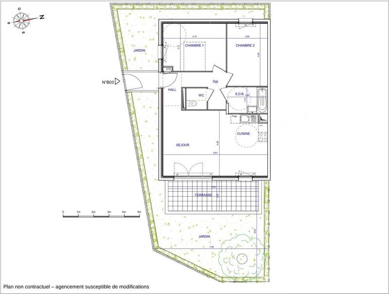 Appartement - 66 m² - 3 pièces