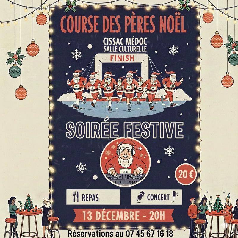 Course des Pères Noël et Marché de Noël
