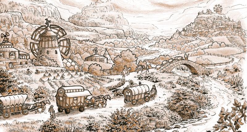 "Nomades des terres" : Tournée en Calèche : Médiation vivante et artistique