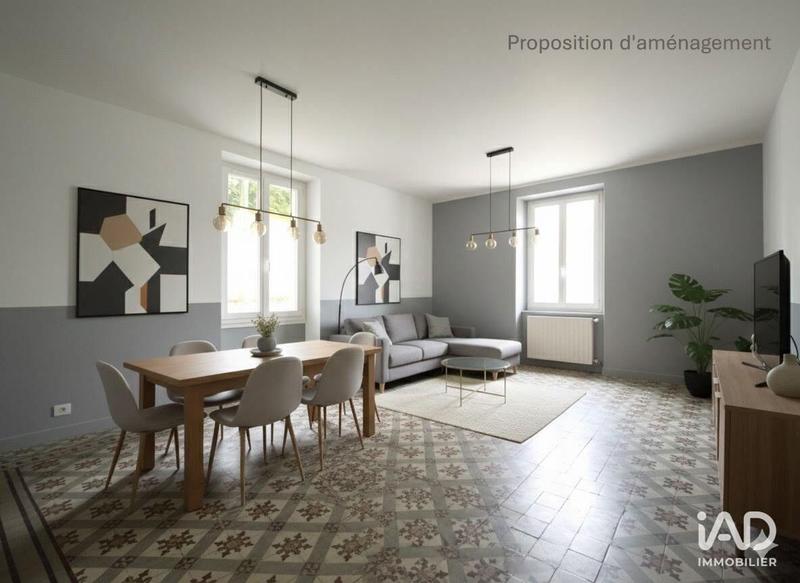 Maison - 80 m² - 4 pièces