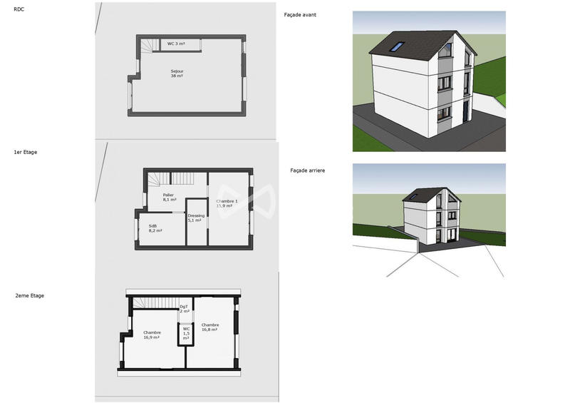 Maison - 115 m² - 4 pièces