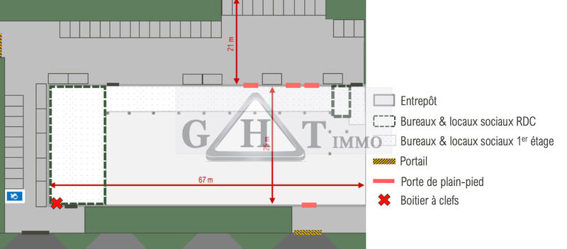 Entrepôt - 2 345 m²