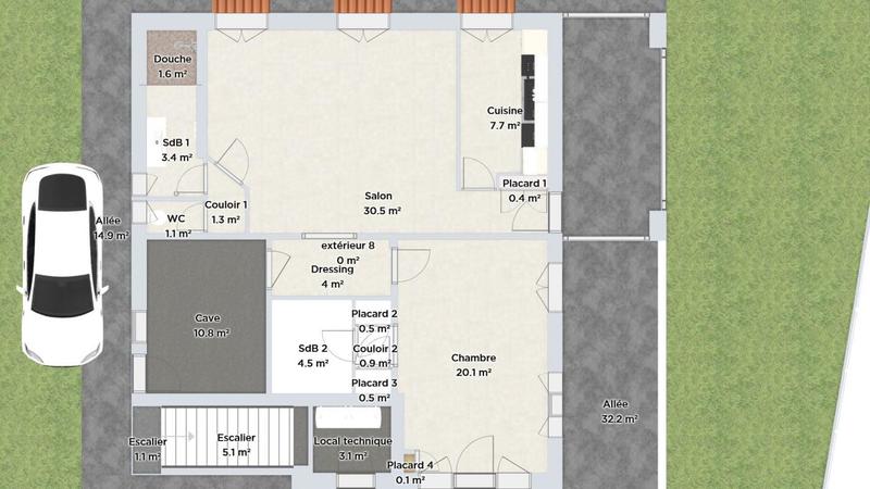 Villa - 170 m² - 6 pièces