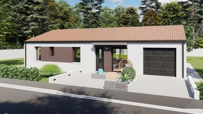 Maison - 104 m² - 6 pièces