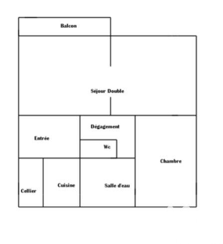 Appartement - 61 m² - 3 pièces