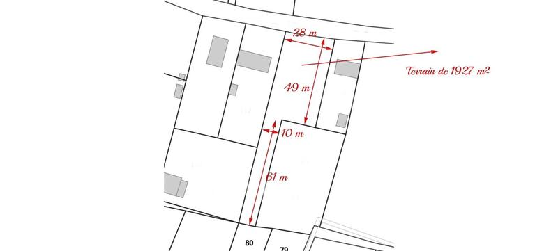 Terrain - 1 927 m²