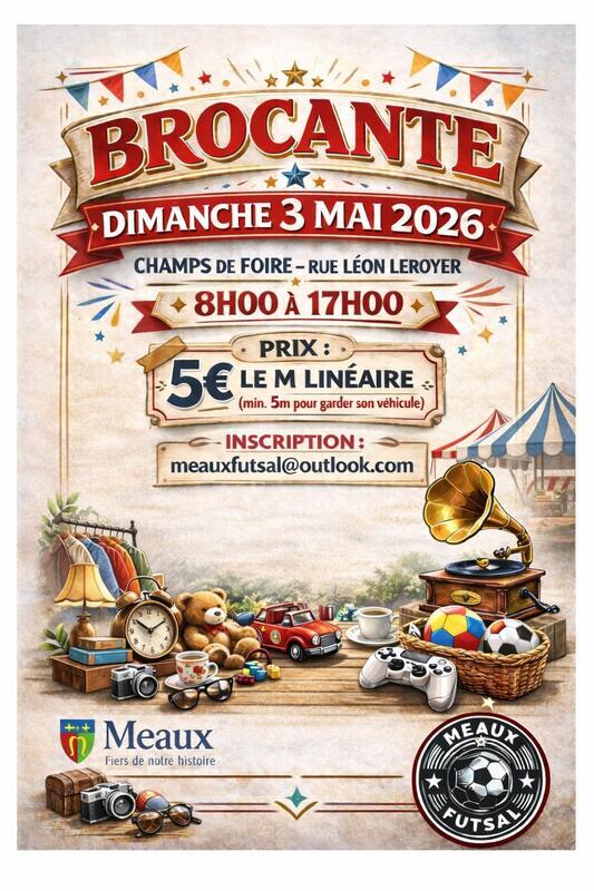 Grande brocante sur le champs de foire