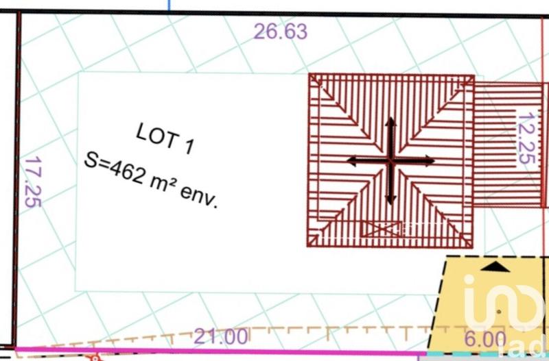 Terrain - 462 m²
