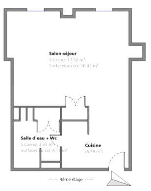 Appartement - 28 m² - 2 pièces