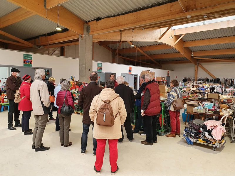 Visite guidée de la cité du réemploi
