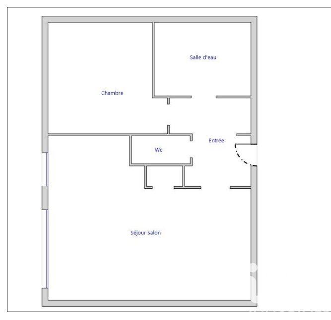 Appartement - 48 m² - 2 pièces