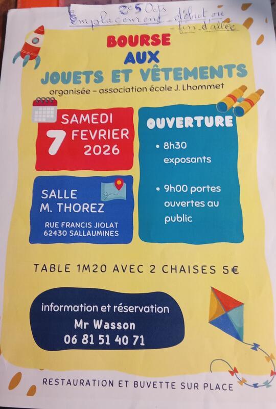 Bourse aux jouets - puériculture