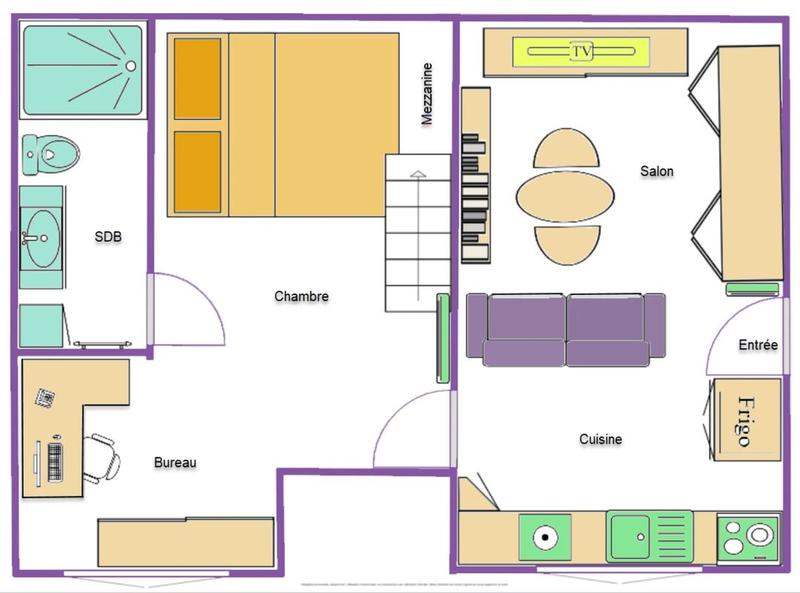 Appartement - 30 m² - 2 pièces