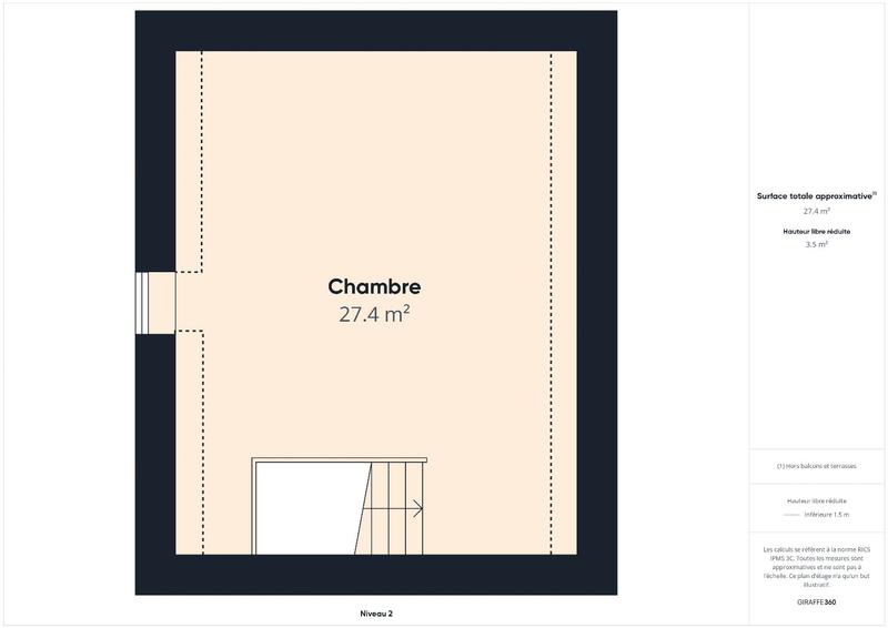 Corps de ferme - 113 m² - 3 pièces