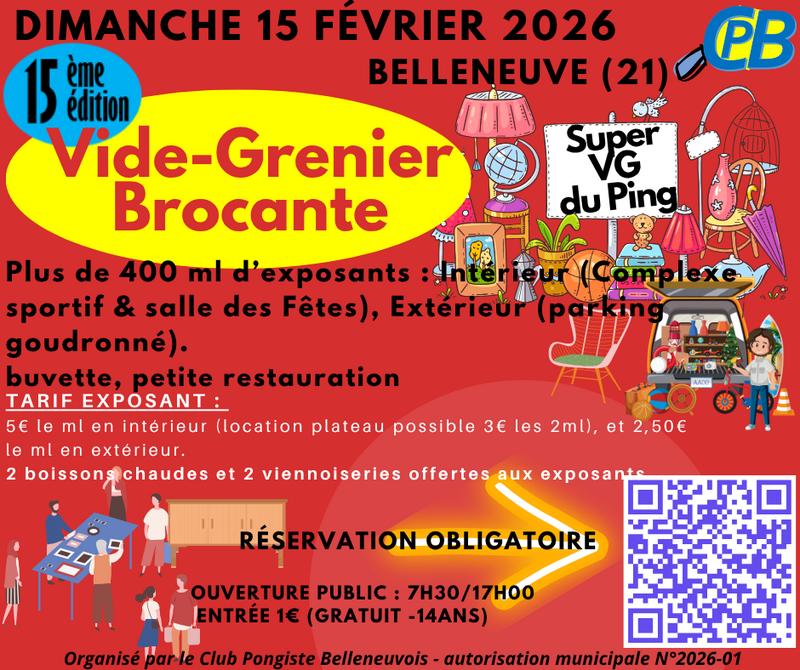 15ème vide - grenier brocante du ping
