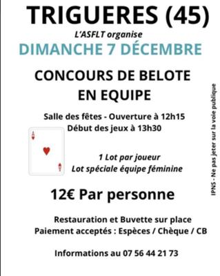 Concours de Belote en équipe