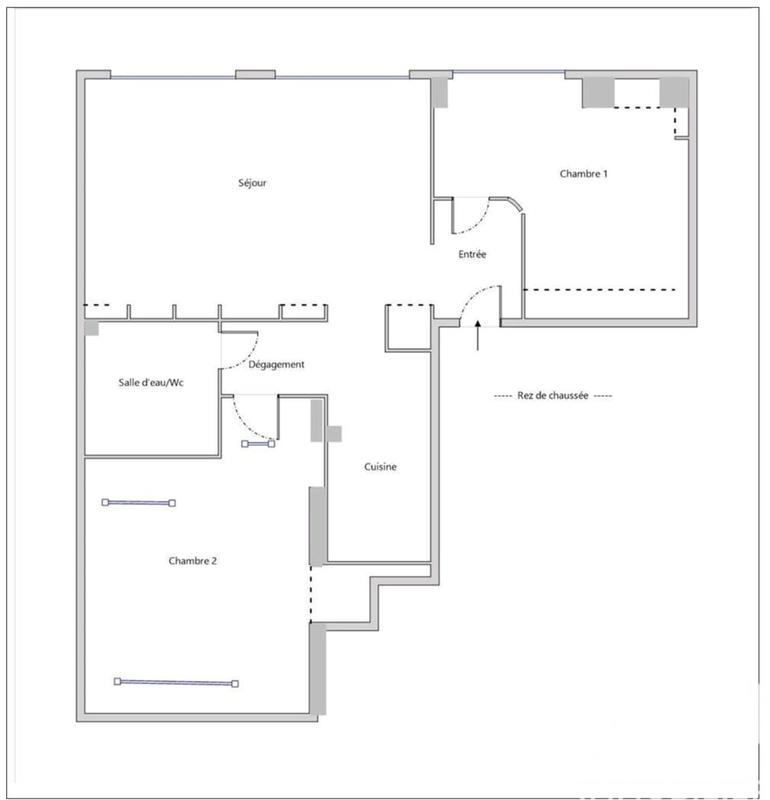 Appartement - 67 m² - 3 pièces