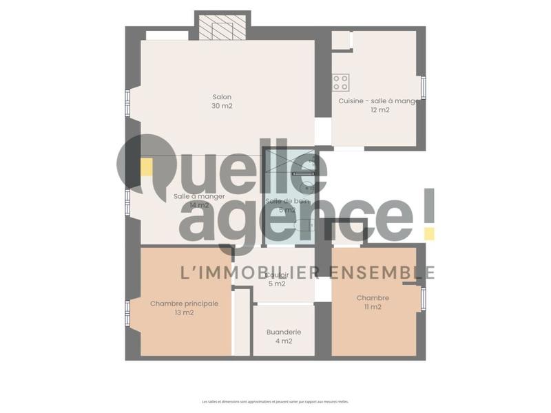 Appartement - 77 m² - 3 pièces