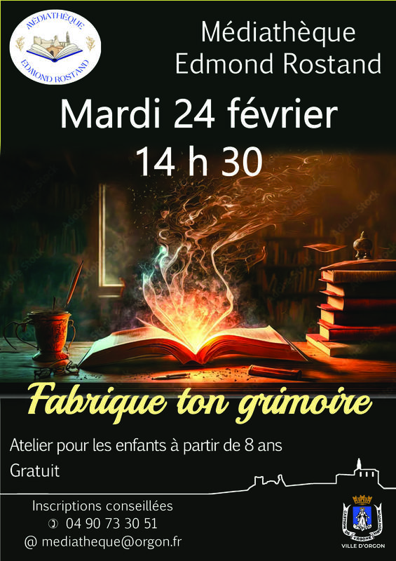 Atelier "Fabrique ton grimoire"