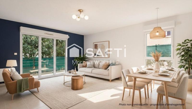 Appartement - 70 m² - 3 pièces