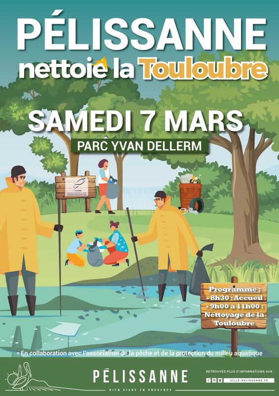 Opération "Nettoyage de la Touloubre"