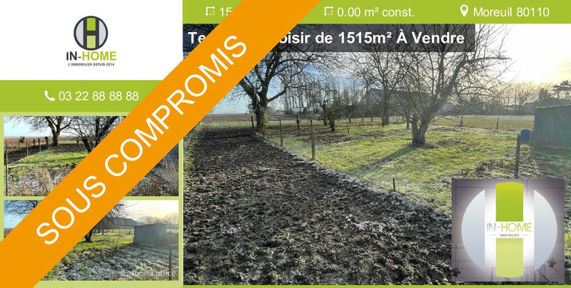 Terrain agricole - 1 515 m²
