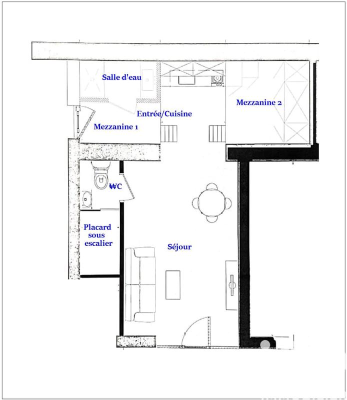 Studio - 34 m² - 1 pièce