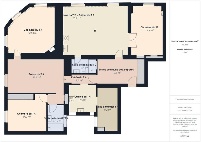 Appartement - 115 m² - 5 pièces