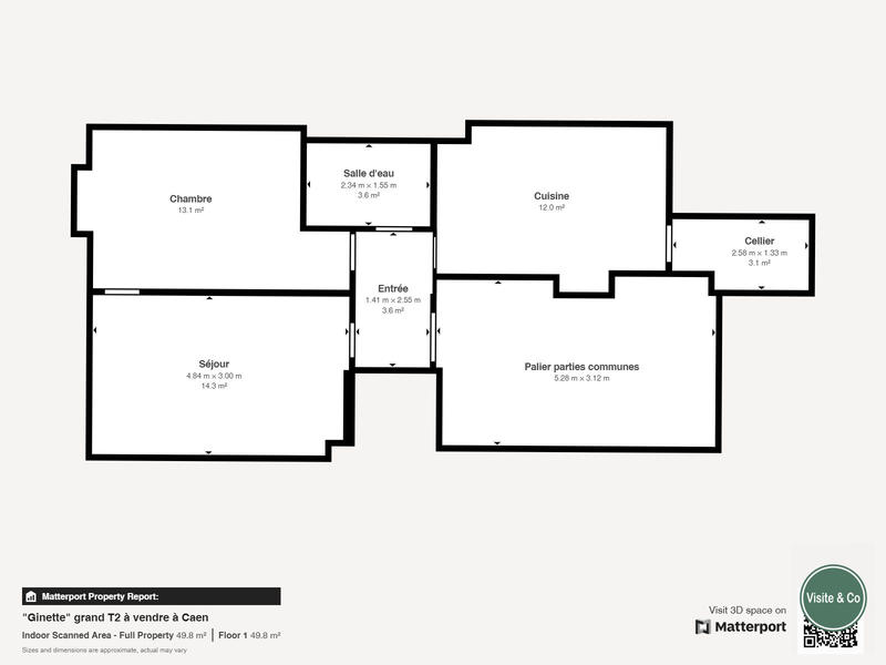 Appartement - 51 m² - 2 pièces
