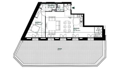 Duplex - 129 m² - 4 pièces