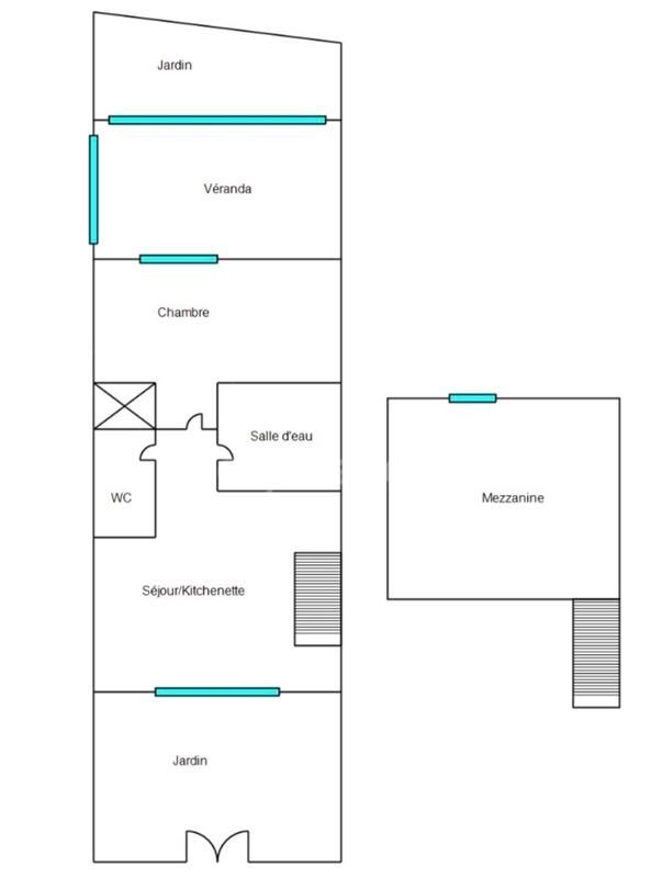 Maison - 48 m² - 3 pièces