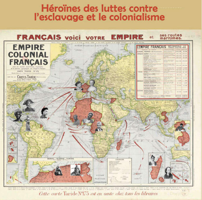 Héroïnes des luttes contre l'esclavage et le colonialisme