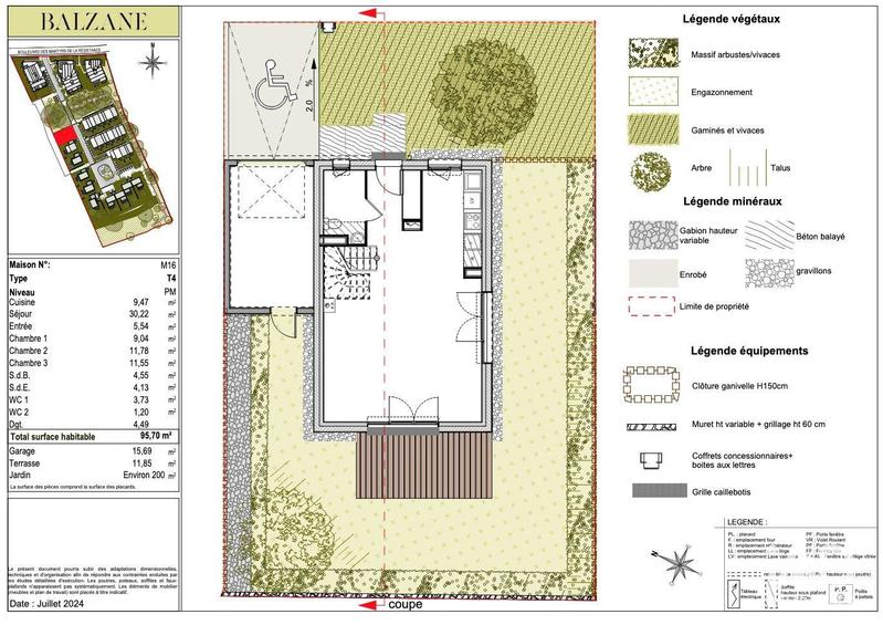 Maison - 96 m² - 4 pièces