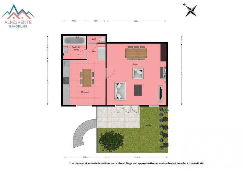 Maison - 100 m² - 7 pièces