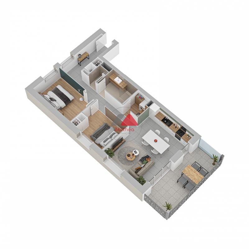 Appartement - 71 m² - 3 pièces