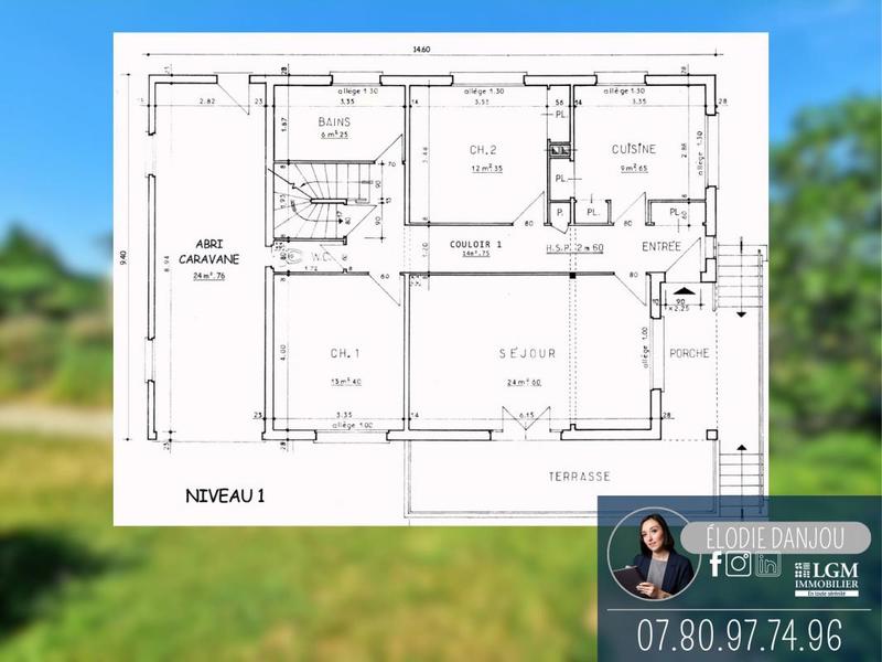 Maison - 185 m² - 7 pièces