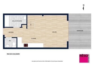 Duplex - 64 m² - 3 pièces