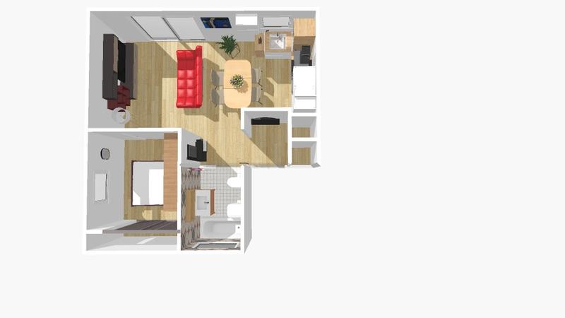 Appartement - 42 m² - 2 pièces