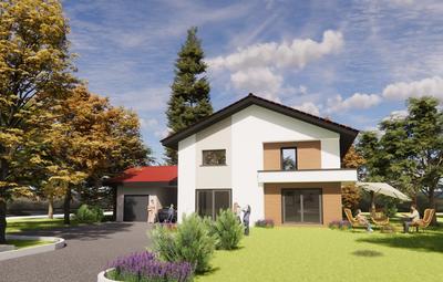 Maison contemporaine - 168 m² - 6 pièces