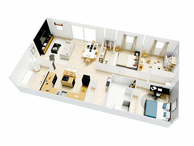 Maison - 99 m² - 5 pièces